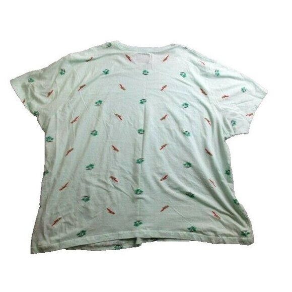 Good Vibes Shirt Adult 3X Parrot McCaw Palm Trees AOP Tropical Vacation Mens - Picture 5 of 8